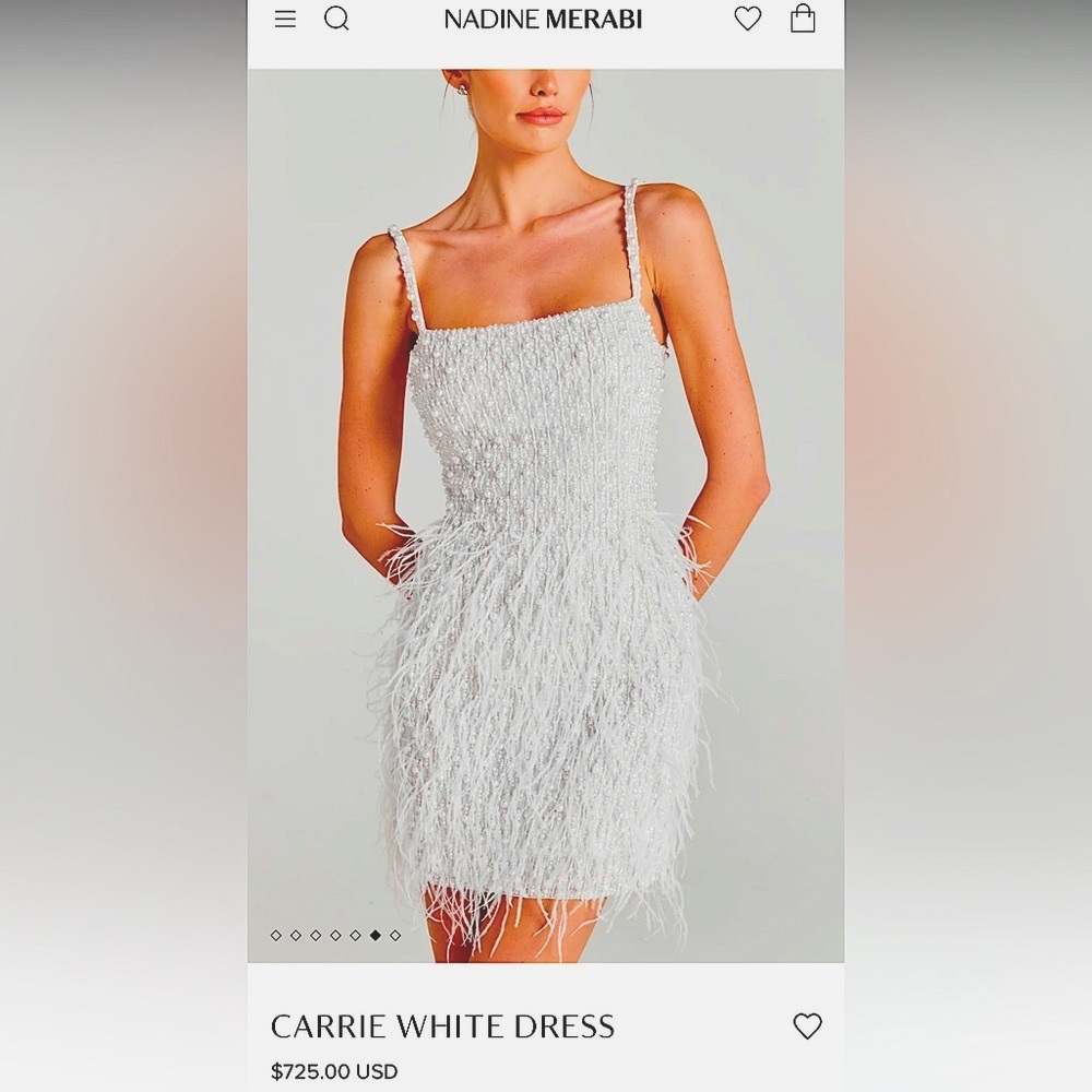 NADINE MERABI | Carrie Dress | Size S / 4 | bridal wedding bachelorette